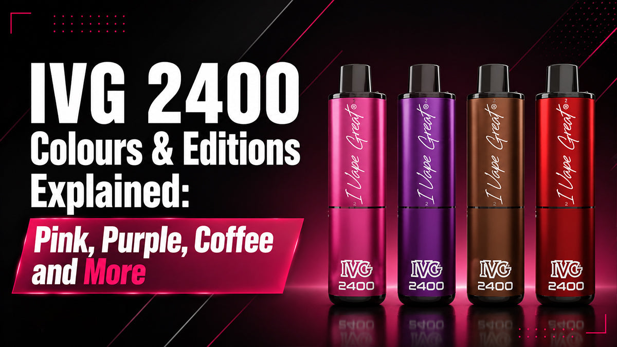 IVG 2400 Colours & Editions Explained: Pink, Purple, Coffee and More