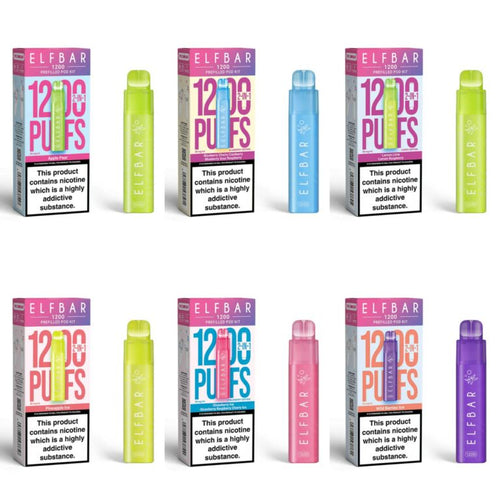 Elf Bar 1200 Prefilled Pod Kit 2ML 20MG Nic Salt 650mAh