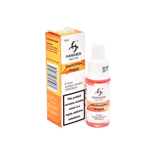 Hangsen E liquid Blackcurrant TPD 10x10ml VG/PG: 70/30