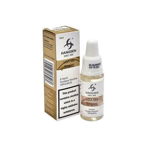 Hangsen E liquid USA TPD 10x10ml VG/PG: 70/30