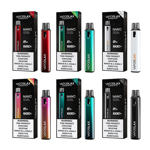 Vaporlax Nano Refillable 500mAh Pod Vape Kit