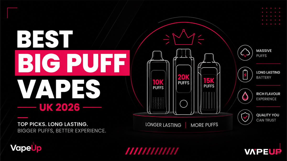 Best Big Puff Vapes in the UK (2026): 10K to 70K Compared