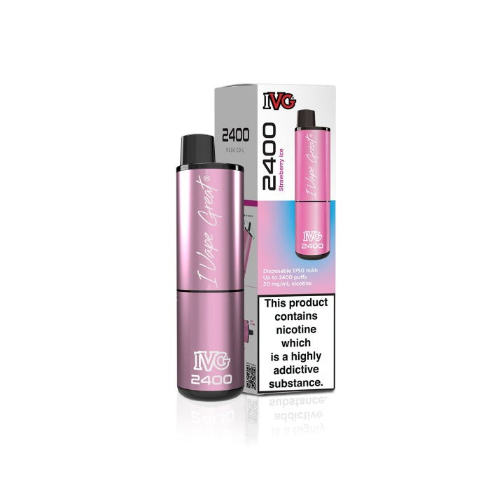 IVG 2400 Strawberry Ice Vaporizers & Electronic Cigarettes IVG   