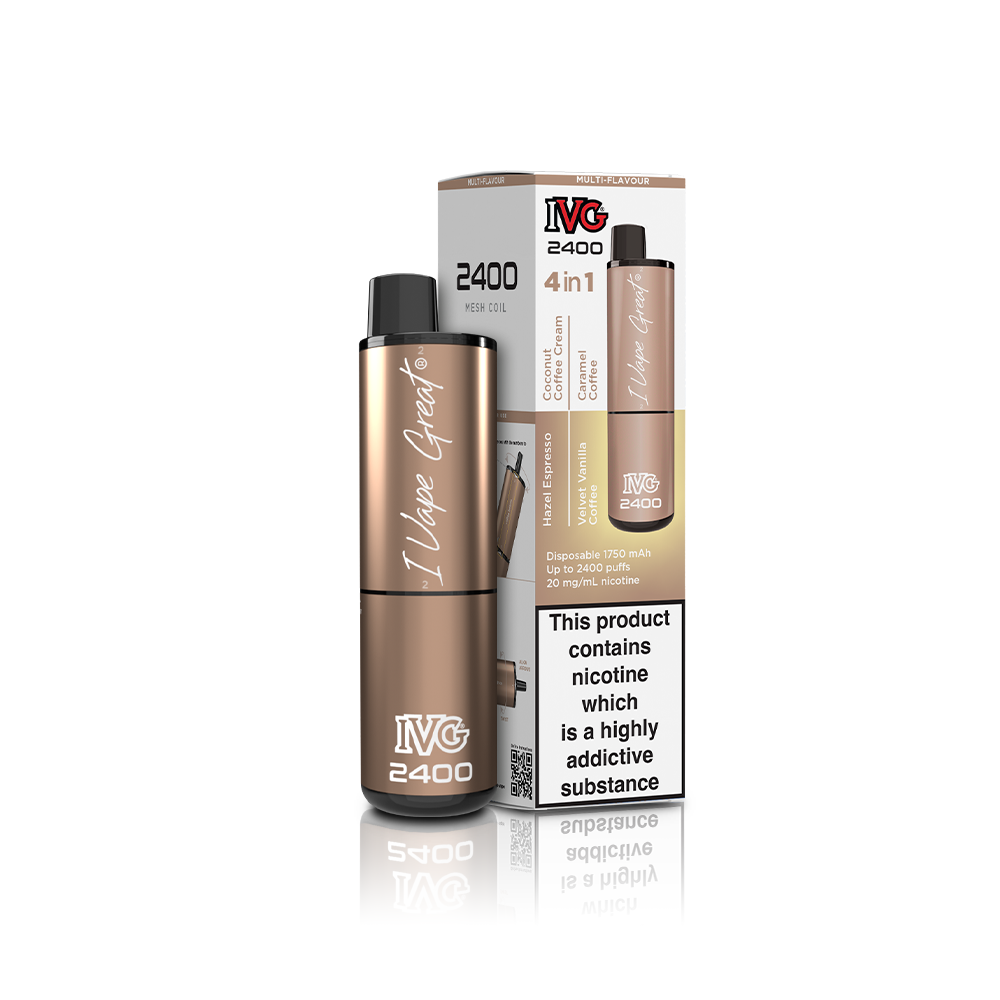 IVG 2400 4 in 1 Multi Flavour Coffee Edition Vaporizers & Electronic Cigarettes IVG   