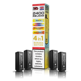IVG 2400 4 In 1 Banana Edition Reload Pods Vaporizers & Electronic Cigarettes IVG