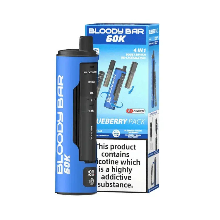 Bloody Bar 60K 4 in 1 Prefilled Pod Kit 60K Puffs 20mg