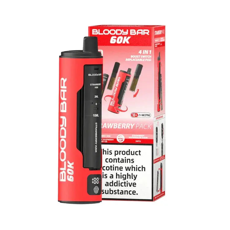 Bloody Bar 60K 4 in 1 Prefilled Pod Kit 60K Puffs 20mg