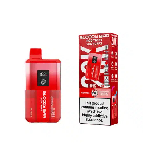 Bloody Bar Pod Twist 20k Rechargeable Vape Kit 20MG