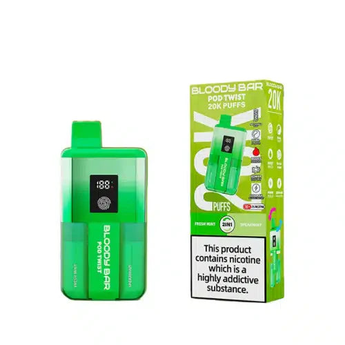 Bloody Bar Pod Twist 20k Rechargeable Vape Kit 20MG
