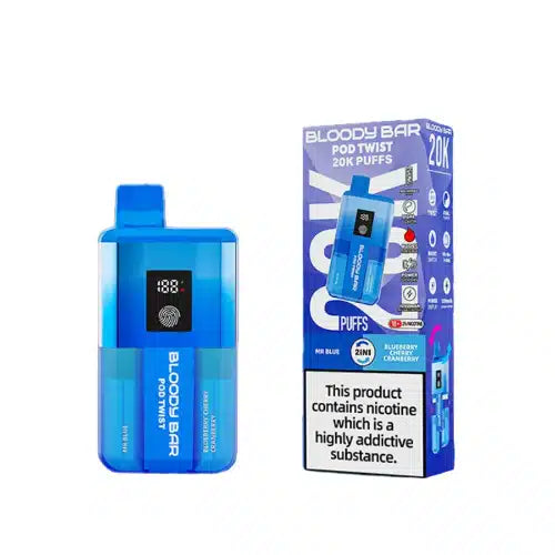 Bloody Bar Pod Twist 20k Rechargeable Vape Kit 20MG