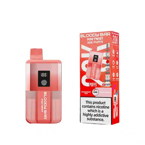 Bloody Bar Pod Twist 20k Rechargeable Vape Kit 20MG