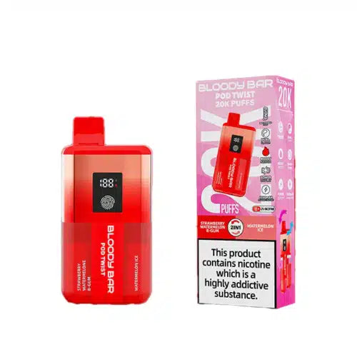 Bloody Bar Pod Twist 20k Rechargeable Vape Kit 20MG