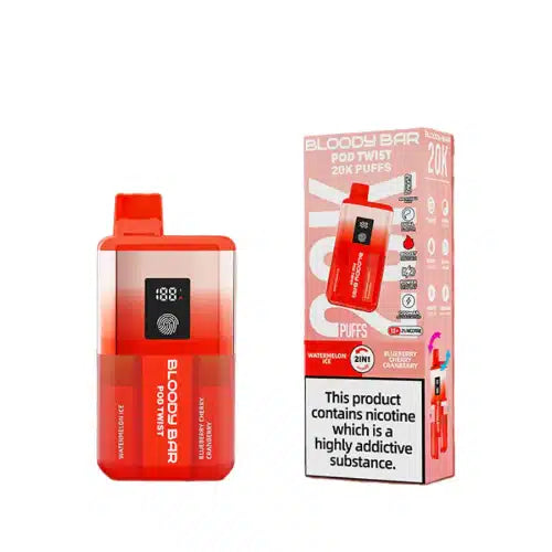Bloody Bar Pod Twist 20k Rechargeable Vape Kit 20MG