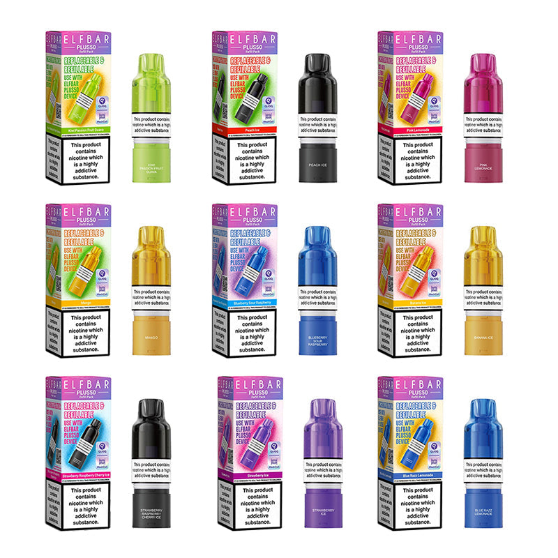 Elf Bar Plus 50 Prefilled Pods
