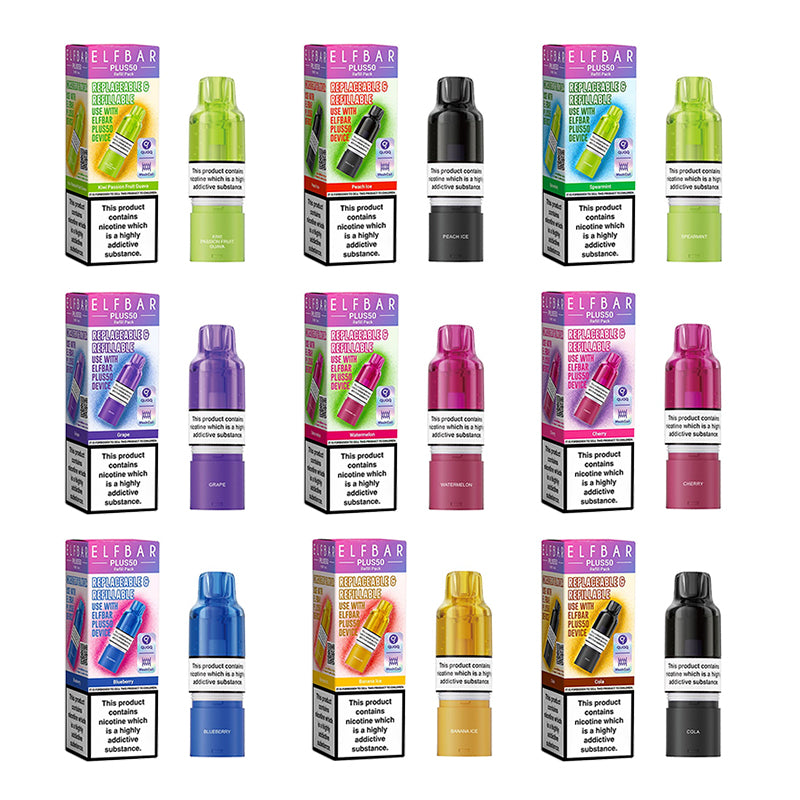 Elf Bar Plus 50 Prefilled Pods