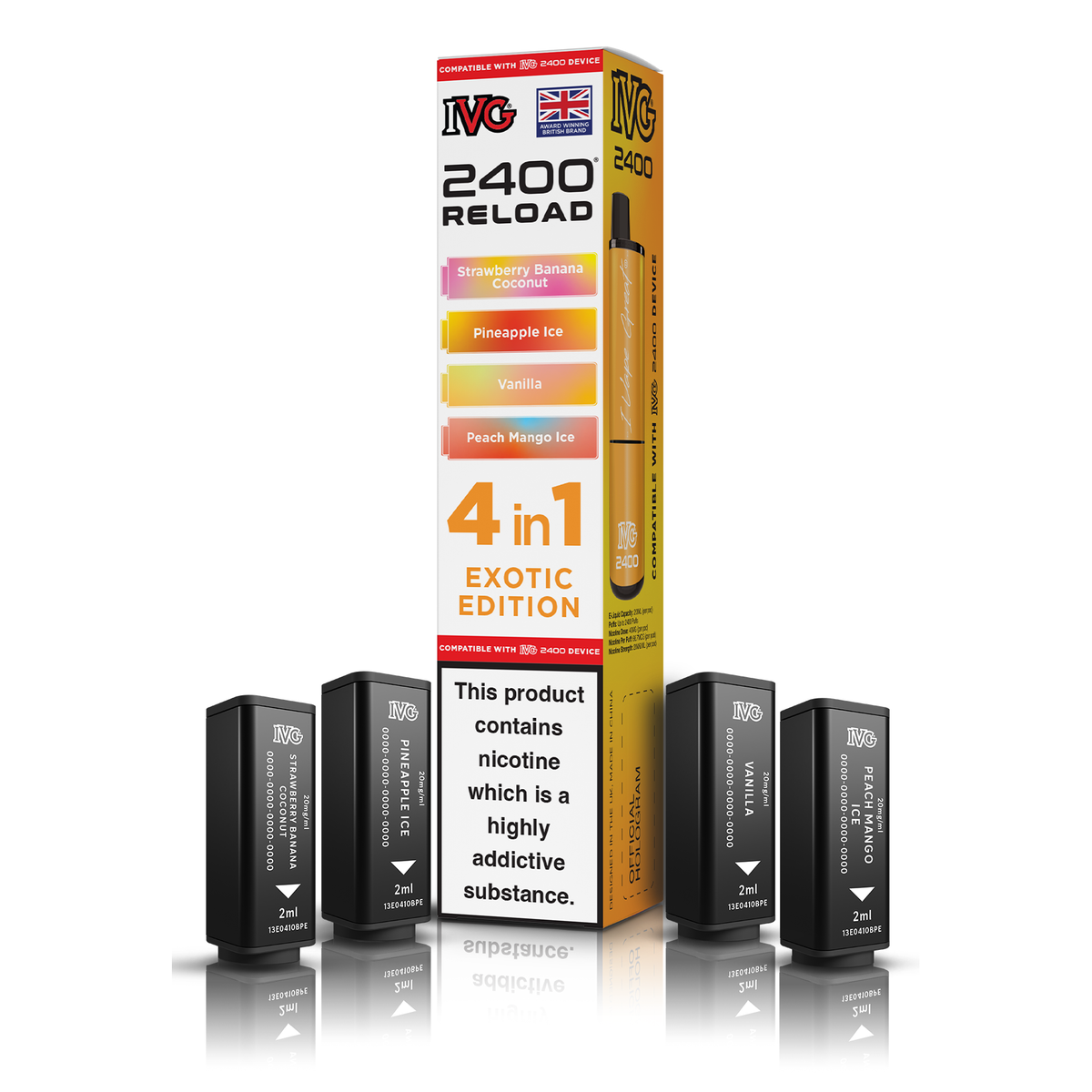 IVG 2400 4in1 Reload Pods - Exotic Edition
