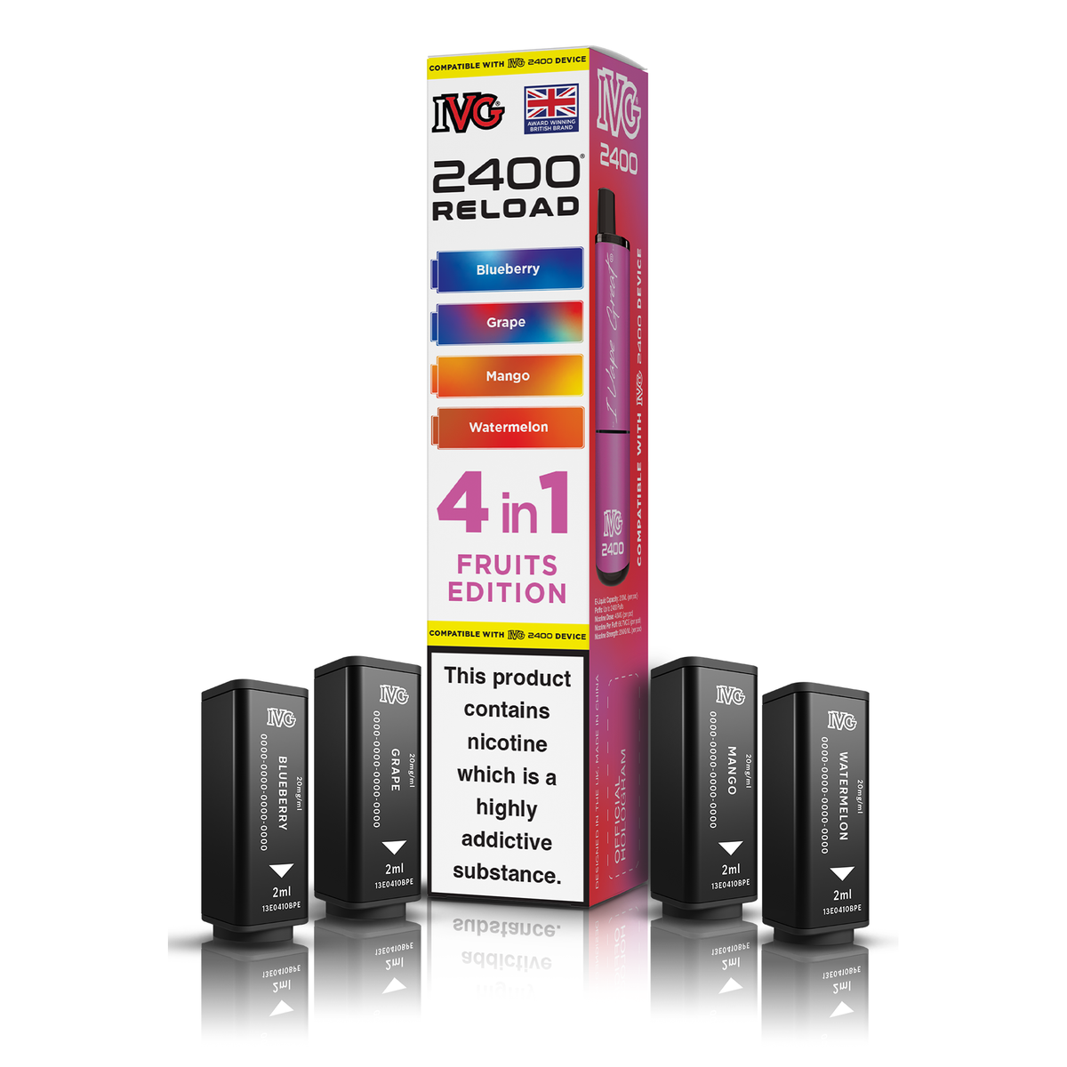 IVG 2400 4in1 Reload Pods - Fruits Edition