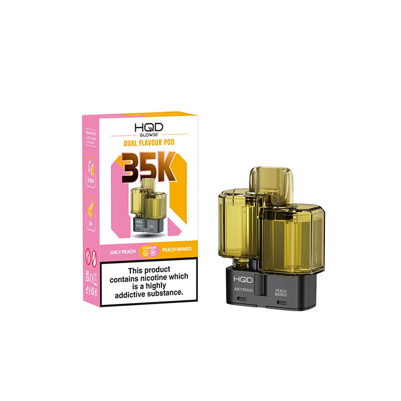 HQD Glow Air 35K Prefilled Pods — Pack of 5