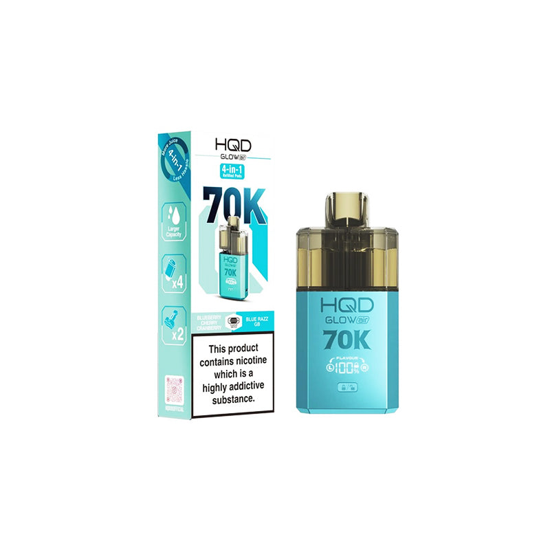 HQD Glow Air 70K Prefilled Pod Vape Kit