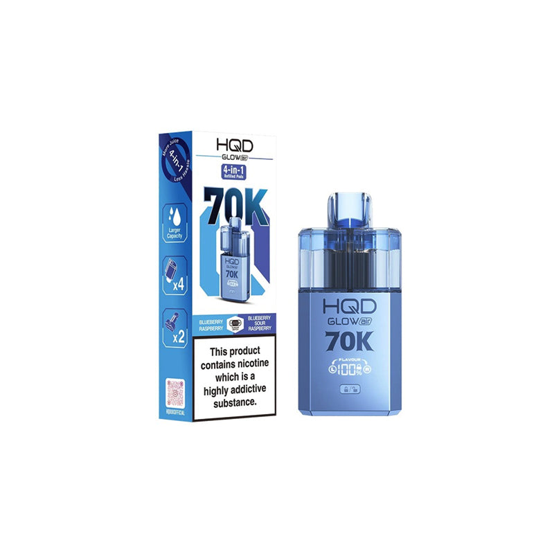 HQD Glow Air 70K Prefilled Pod Vape Kit