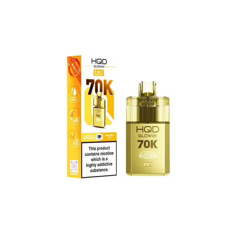 HQD Glow Air 70K Prefilled Pod Vape Kit