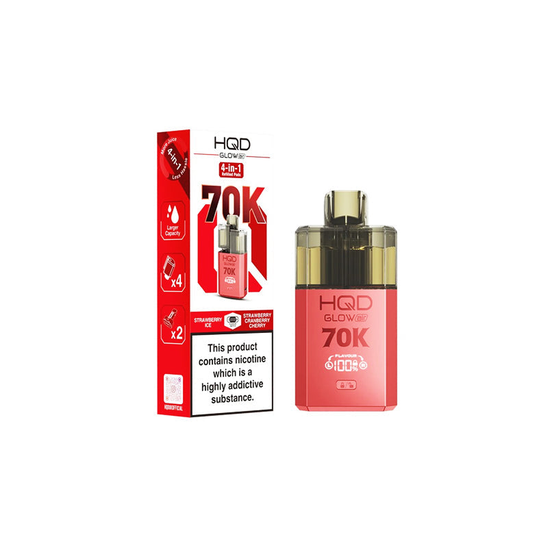 HQD Glow Air 70K Prefilled Pod Vape Kit
