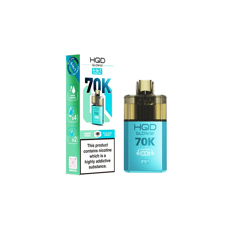 HQD Glow Air 70K Prefilled Pod Vape Kit