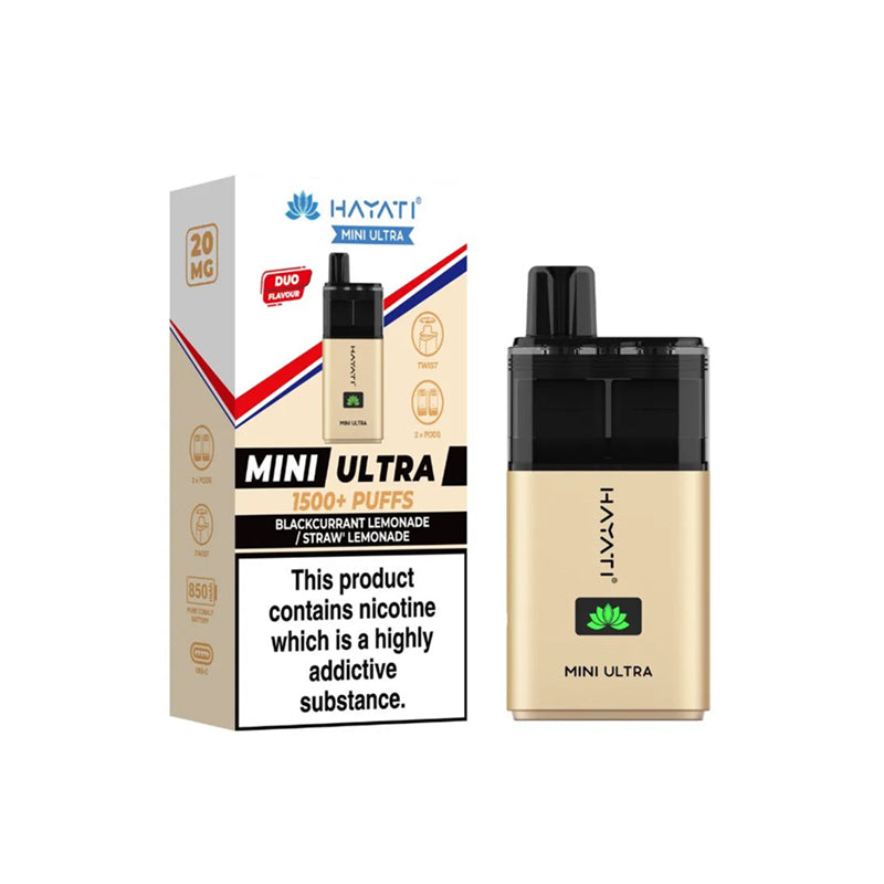 Hayati Mini Ultra 1500 Prefilled Pod Vape Kit