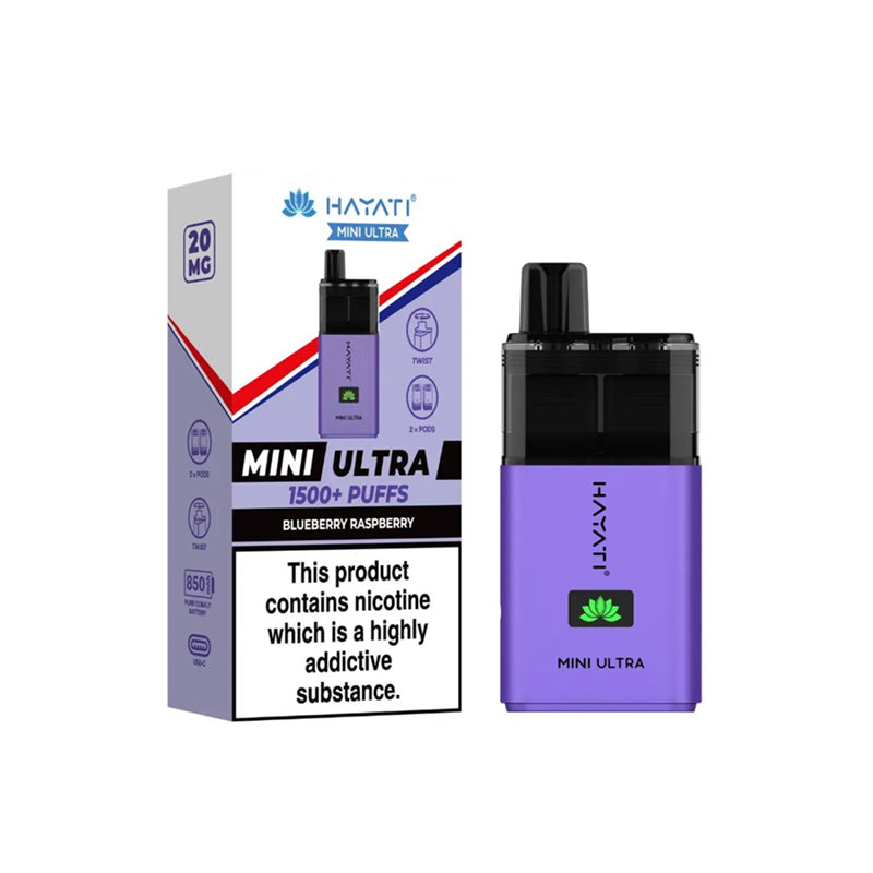 Hayati Mini Ultra 1500 Prefilled Pod Vape Kit