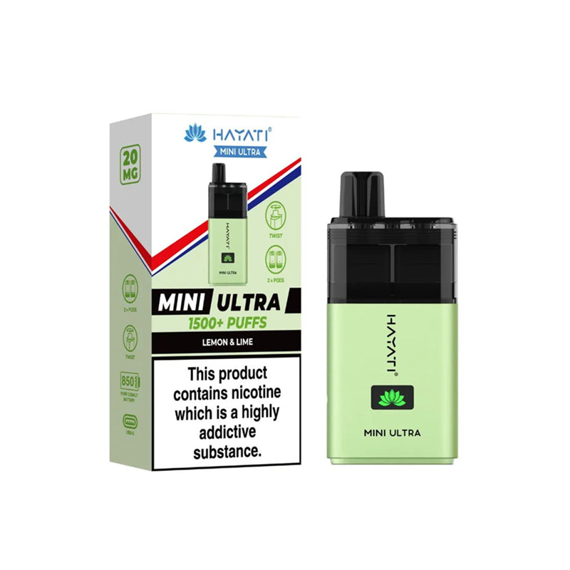 Hayati Mini Ultra 1500 Prefilled Pod Vape Kit
