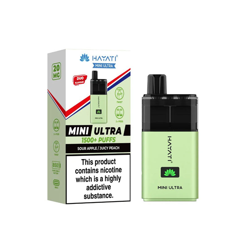 Hayati Mini Ultra 1500 Prefilled Pod Vape Kit