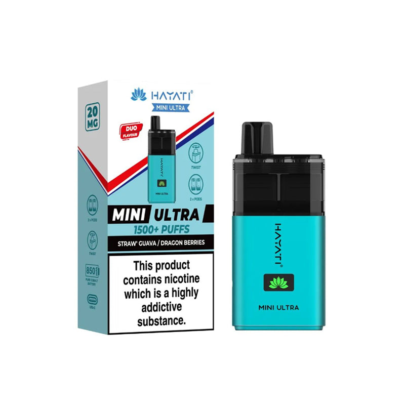 Hayati Mini Ultra 1500 Prefilled Pod Vape Kit