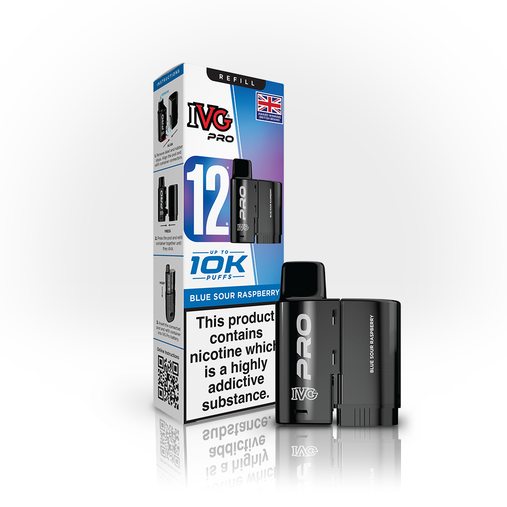 IVG Pro 12 Refills - Blue Sour Raspberry