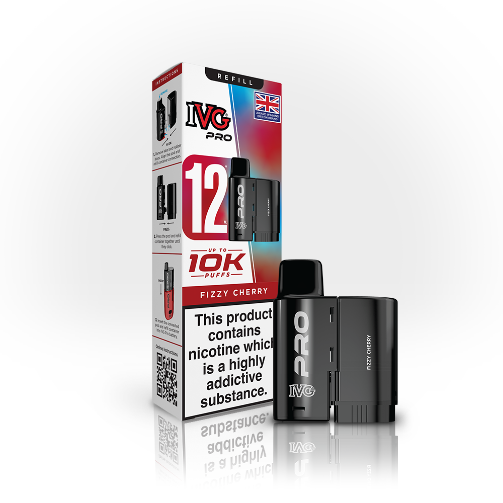 IVG Pro 12 Refills - Fizzy Cherry