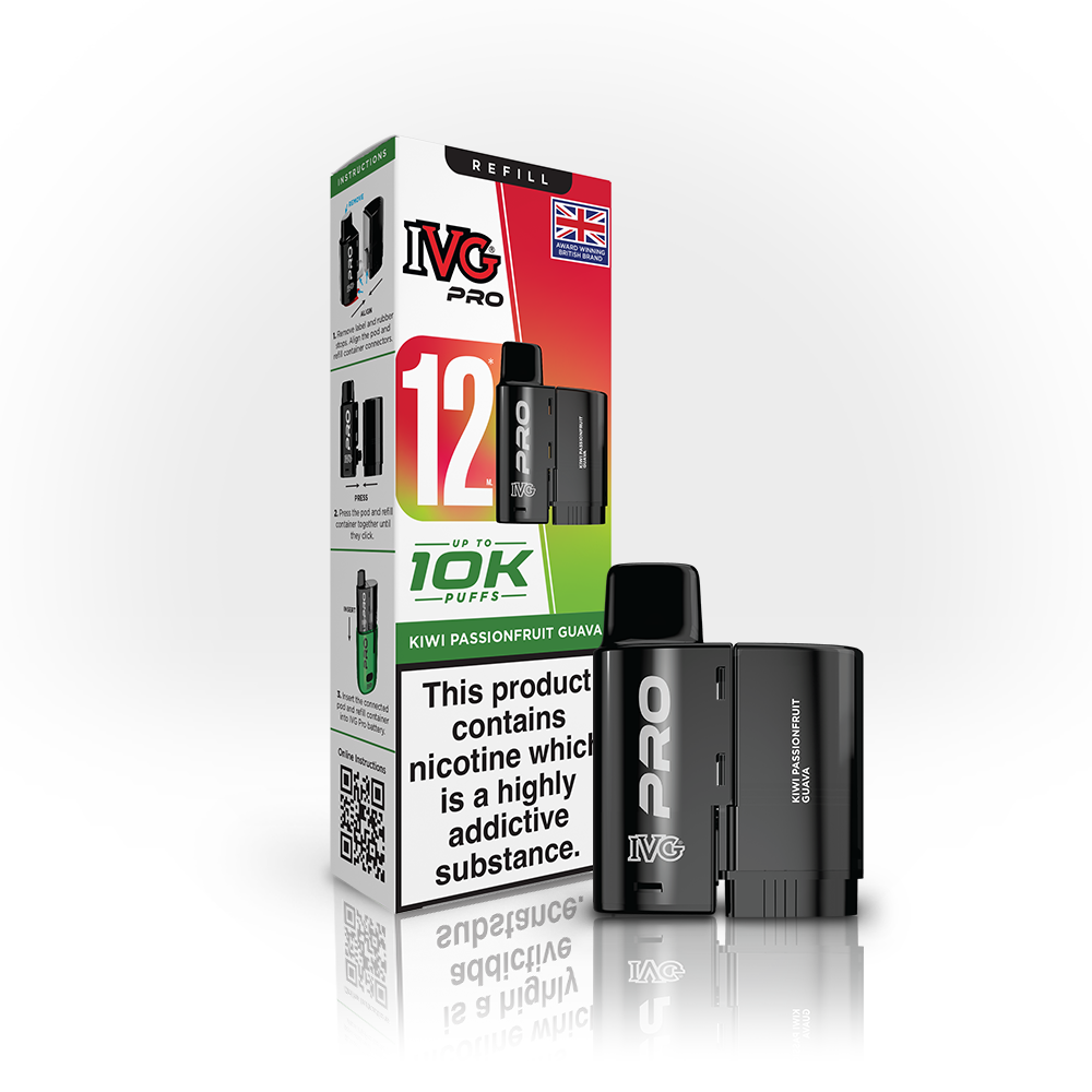 IVG Pro 12 Refills - Kiwi Passionfruit Guava