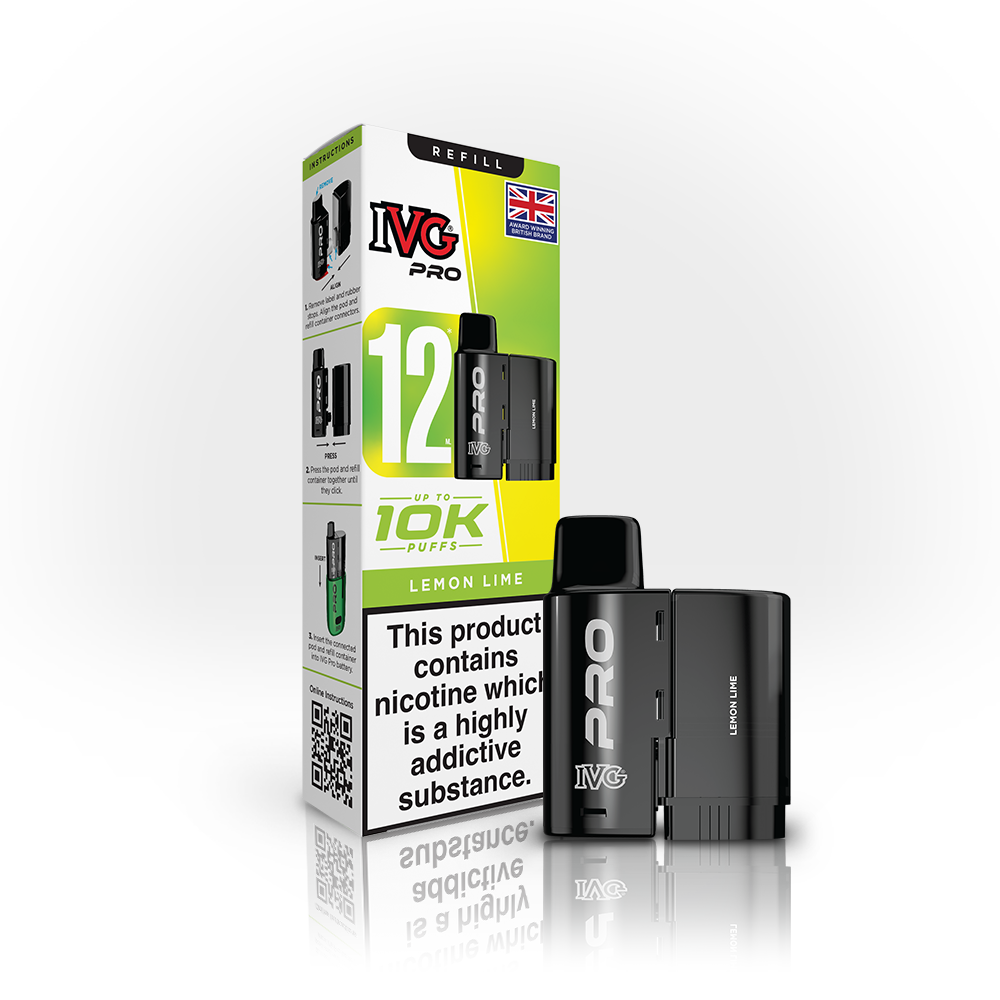 IVG Pro 12 Refills - Lemon Lime