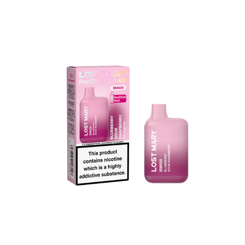 Lost Mary BM600 Prefilled Pod Vape Kit (Single)
