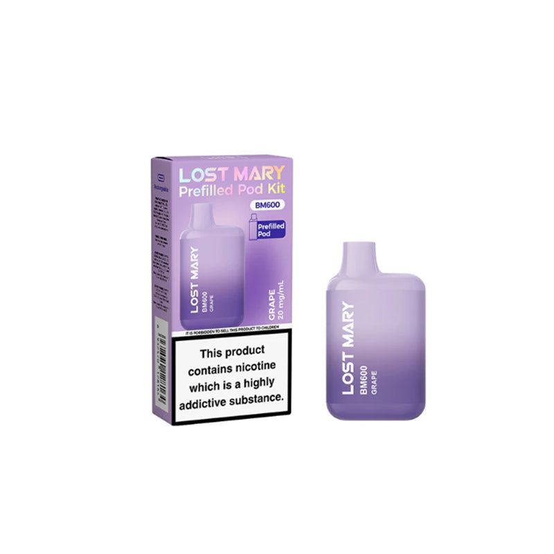 Lost Mary BM600 Prefilled Pod Vape Kit (Single)