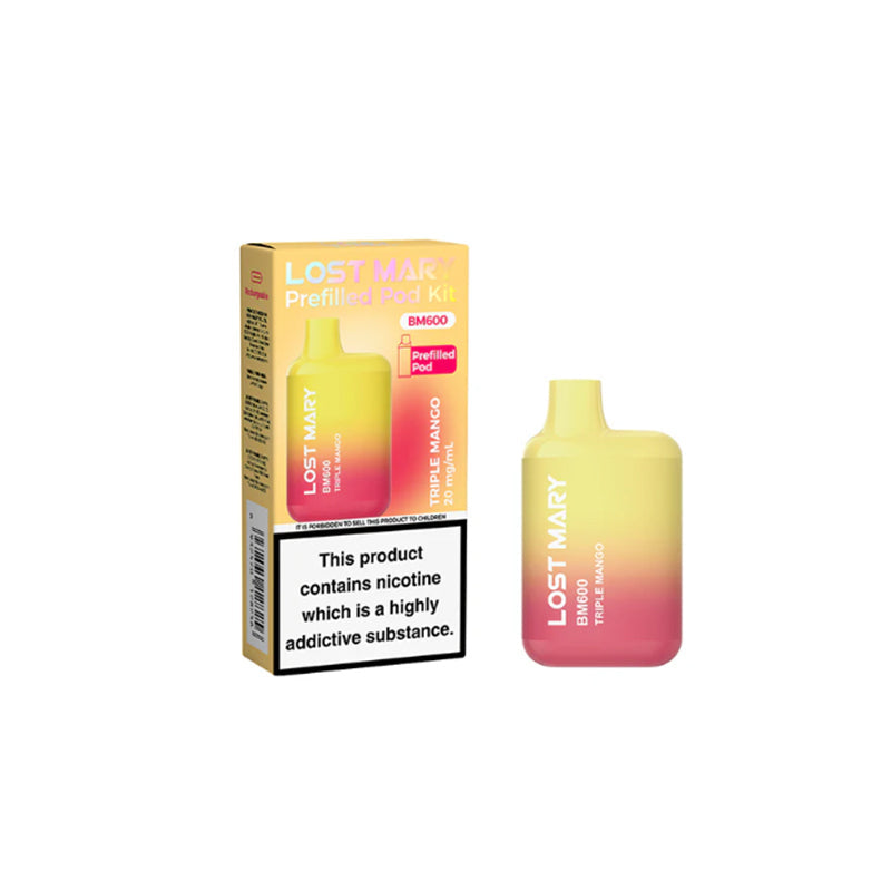 Lost Mary BM600 Prefilled Pod Vape Kit (Single)