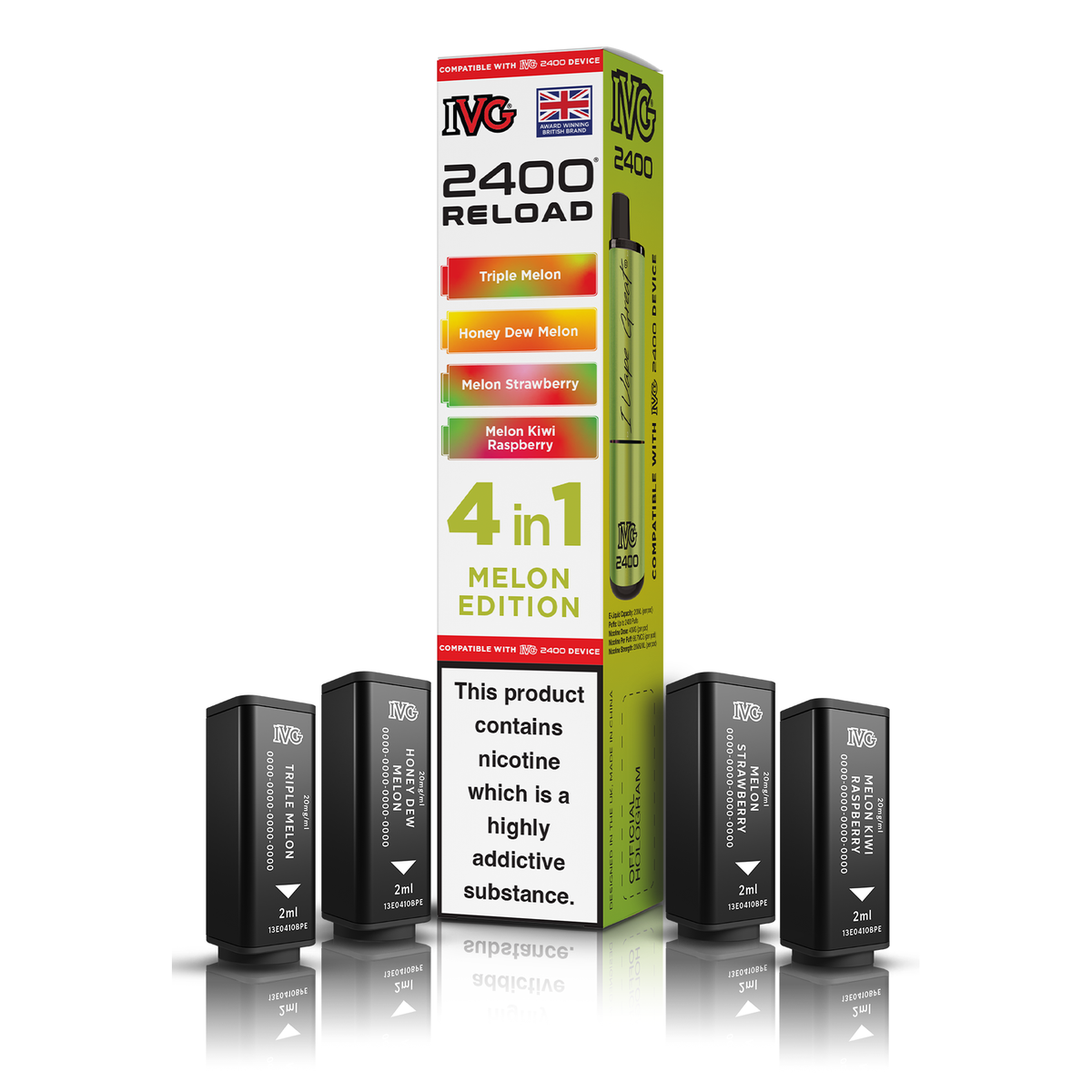 IVG 2400 4in1 Reload Pods - Melon Edition