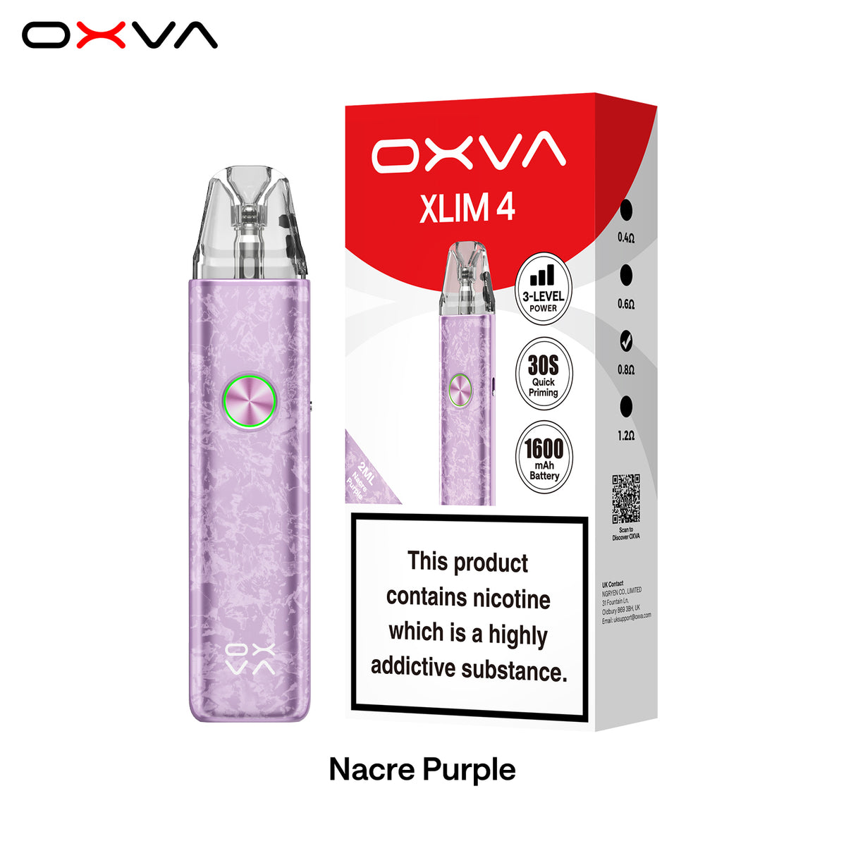 OXVA Xlim 4 Pod Vape Kit