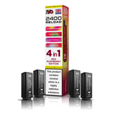 IVG 2400 4 In 1 Red Raspberry Edition Reload Pods Vaporizers & Electronic Cigarettes IVG