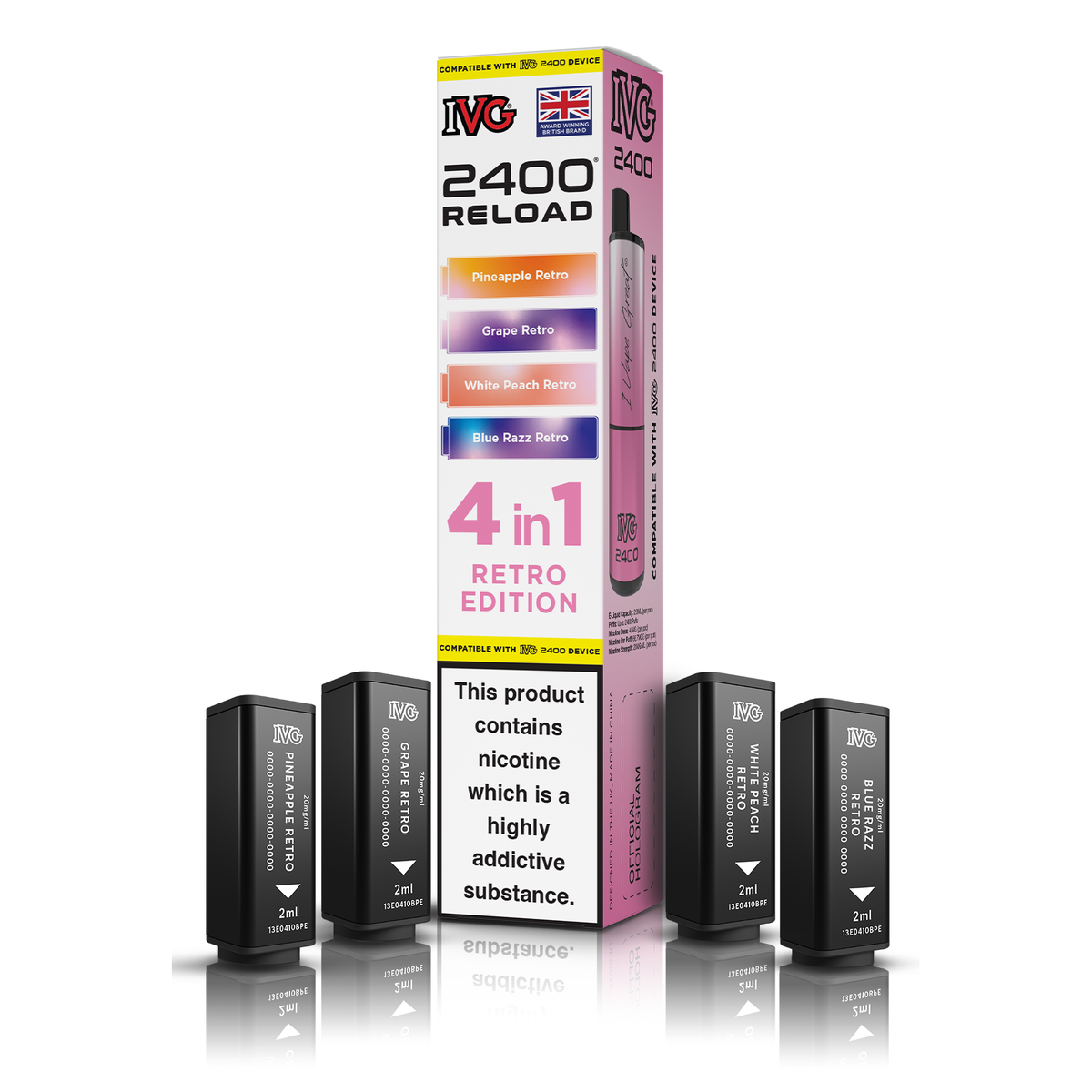 IVG 2400 4in1 Reload Pods - Retro Edition