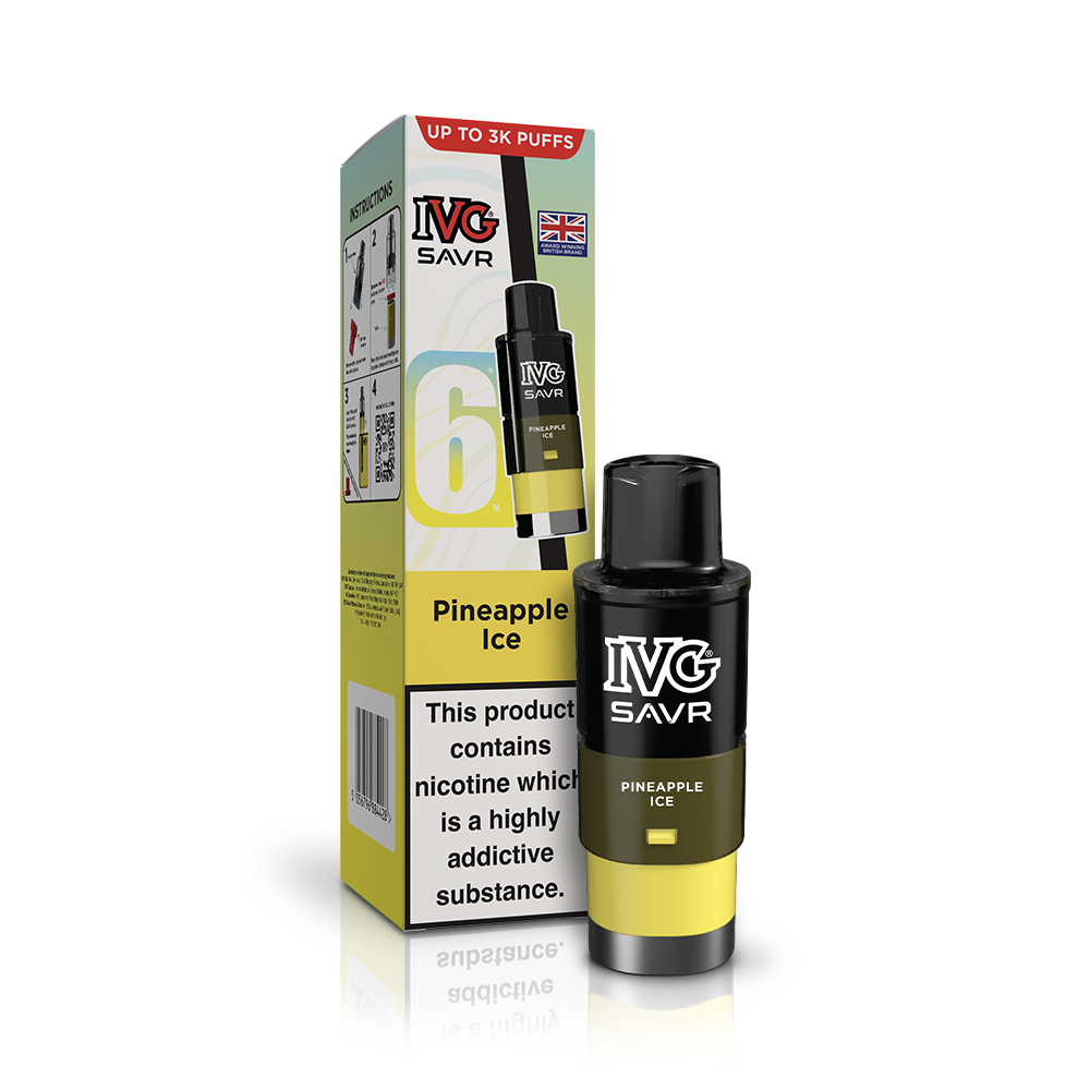 IVG SAVR Pineapple Ice Refill Vaporizers & Electronic Cigarettes IVG