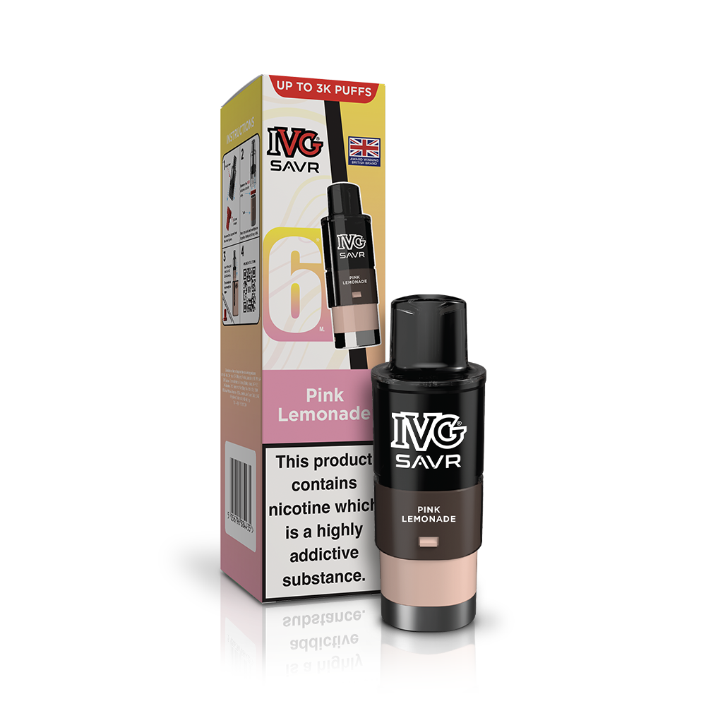 IVG SAVR Pink Lemonade Refill Vaporizers & Electronic Cigarettes IVG