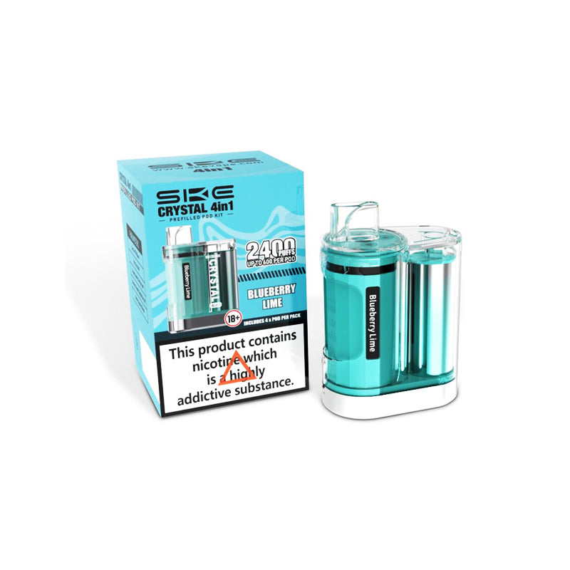 SKE Crystal 4 in 1 2400 Prefilled Pod Vape Kit