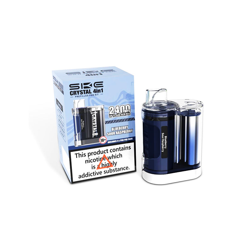 SKE Crystal 4 in 1 2400 Prefilled Pod Vape Kit