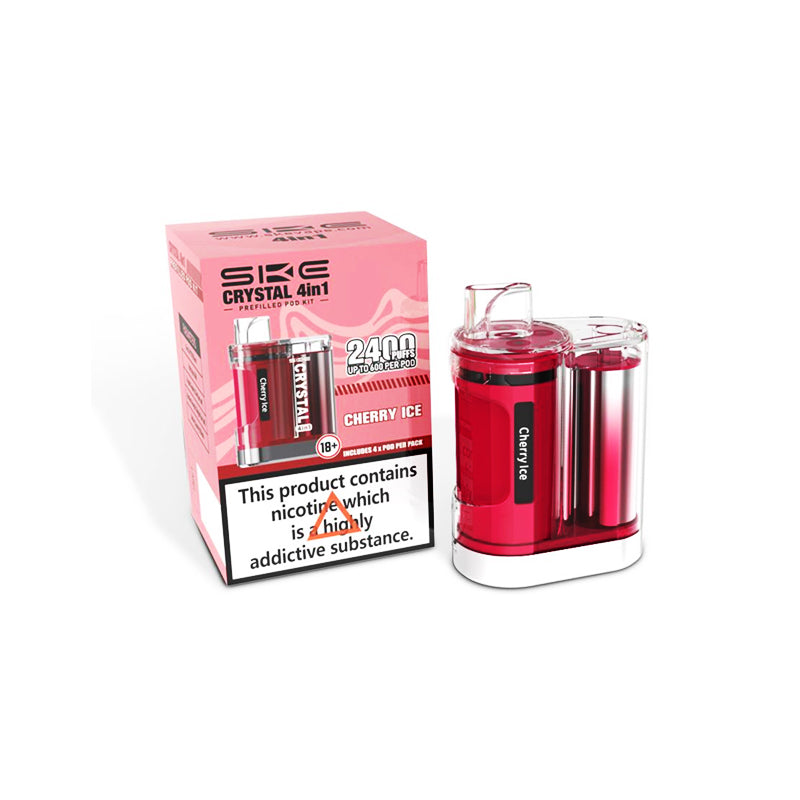 SKE Crystal 4 in 1 2400 Prefilled Pod Vape Kit