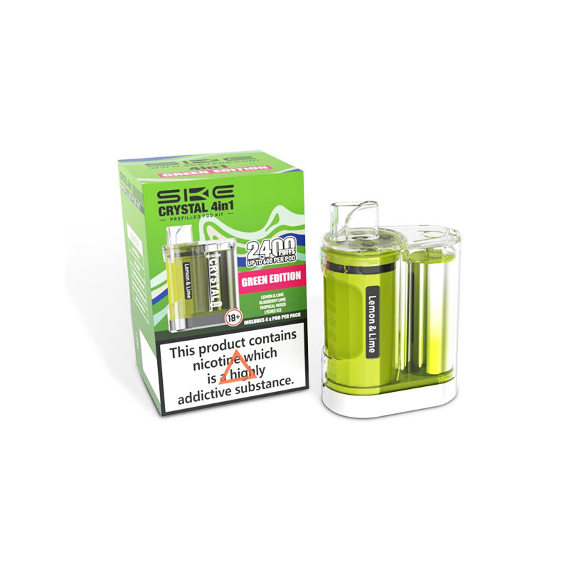SKE Crystal 4 in 1 2400 Prefilled Pod Vape Kit