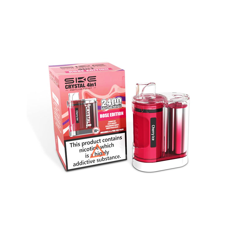 SKE Crystal 4 in 1 2400 Prefilled Pod Vape Kit